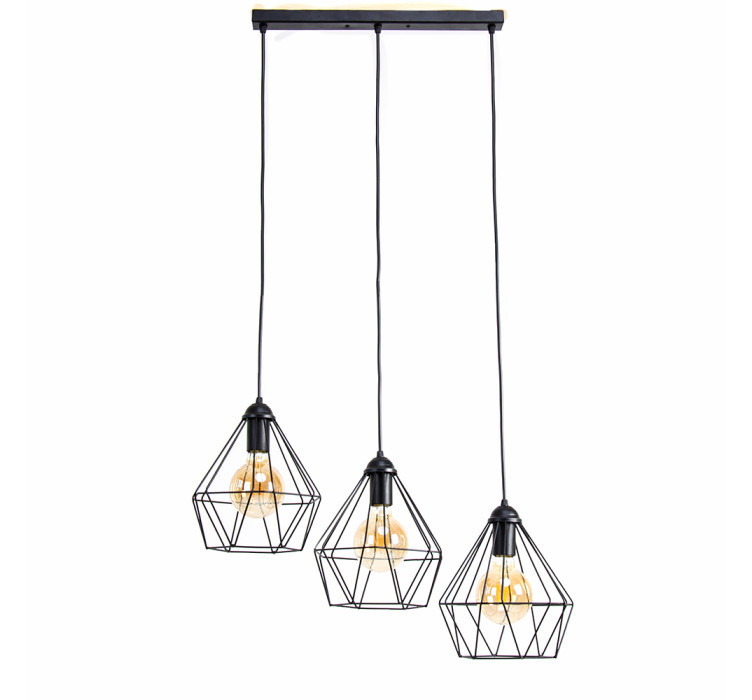 Стельовий світильник Crystal C235-450-3 Black1